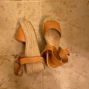 Soludos camel espadrille wedges